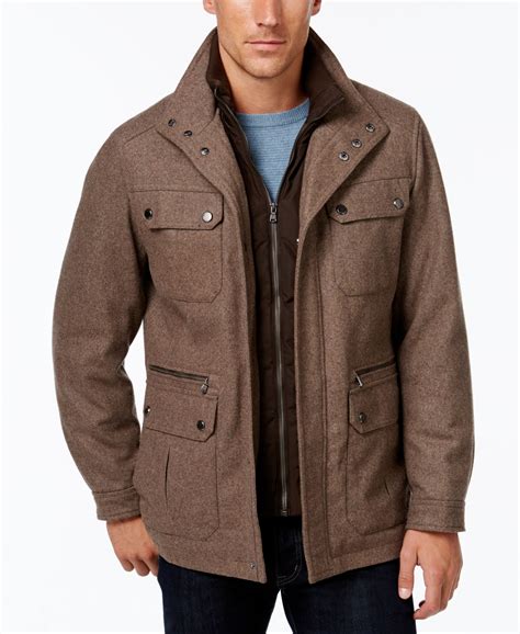 macys michael kors mens coats|Michael Kors men's jacket.